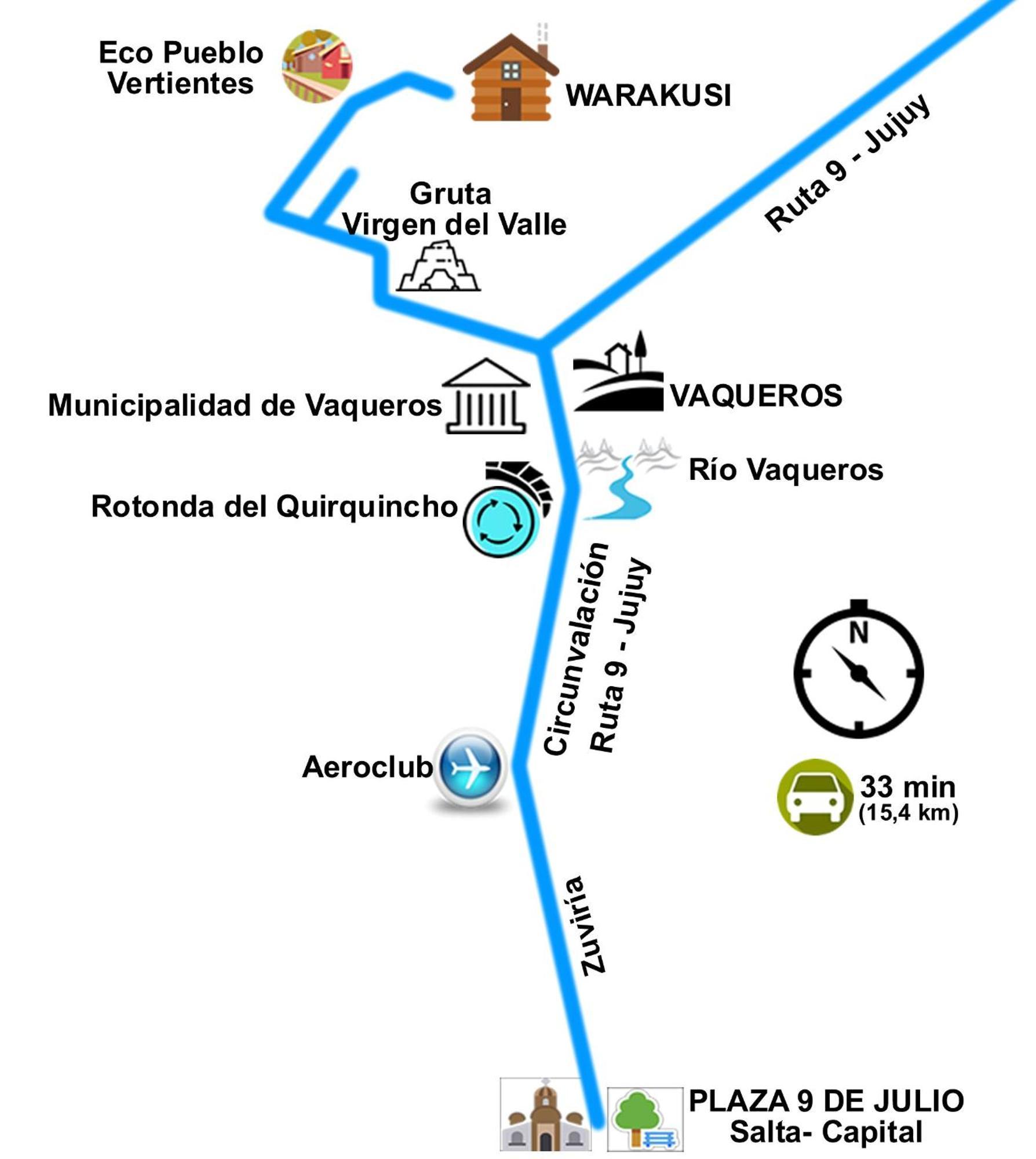 Wara Kusi Cottages, In Salta Argentina מראה חיצוני תמונה